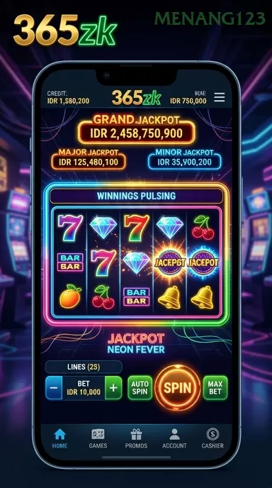 Cuplikan layar HARAPJP — menu navigasi