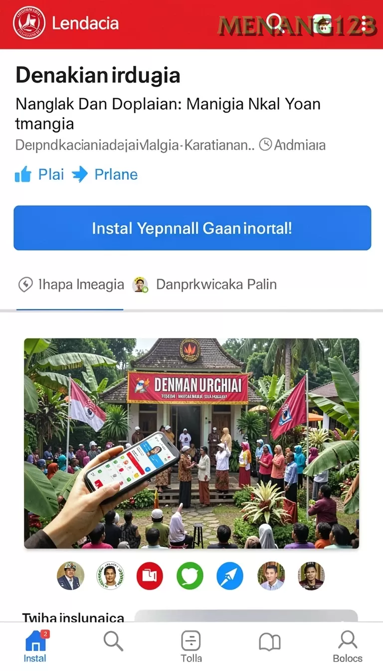 Cuplikan layar HAPPYBET188 — menu navigasi
