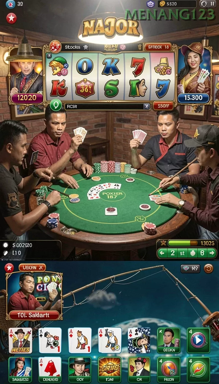 Cuplikan layar NEXGID — menu navigasi