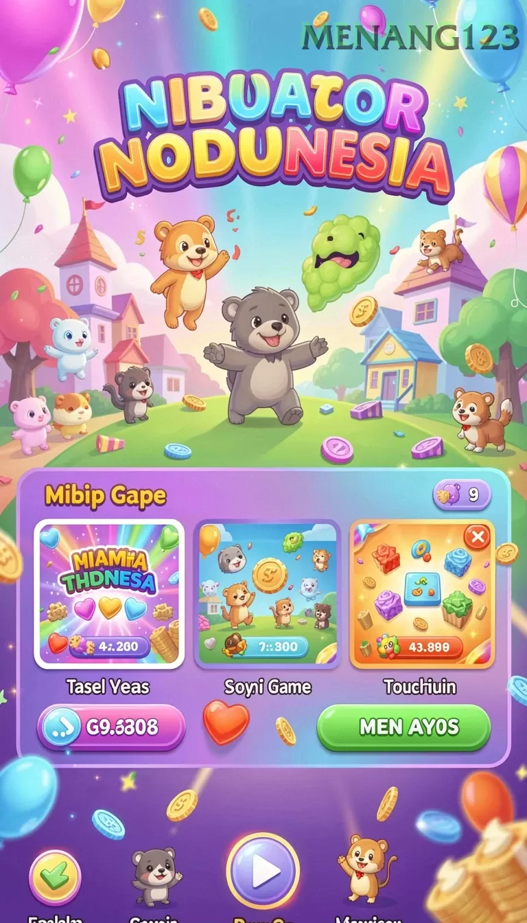 Cuplikan layar SUPWIN777 — menu navigasi